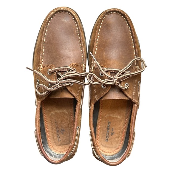 Dockers Vargas Leather Boat Shoes in Rust Brown Men’s 8.5W 90-30406 - Picture 5 of 7